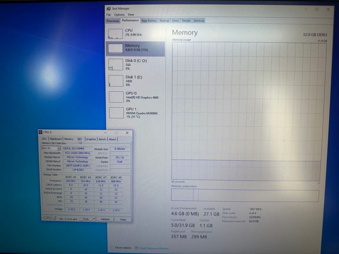 DellPrecision M6800 4930mx m3000m 訳あり