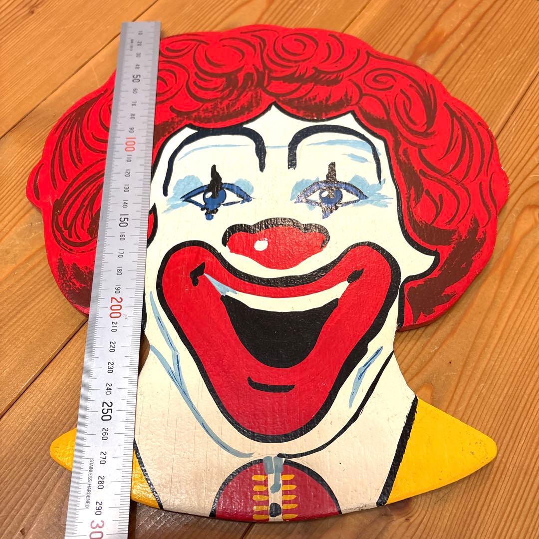 スーパーレア！　1960’s ロナルドマクドナルド　店舗用　ディスプレイ　看板