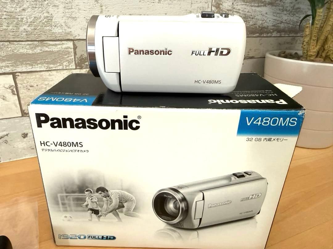 Panasonic HC-V480MS ビデオカメラ　動作確認済み　美品！