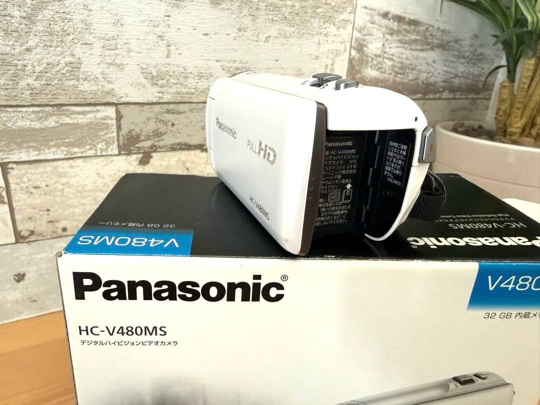 Panasonic HC-V480MS ビデオカメラ　動作確認済み　美品！