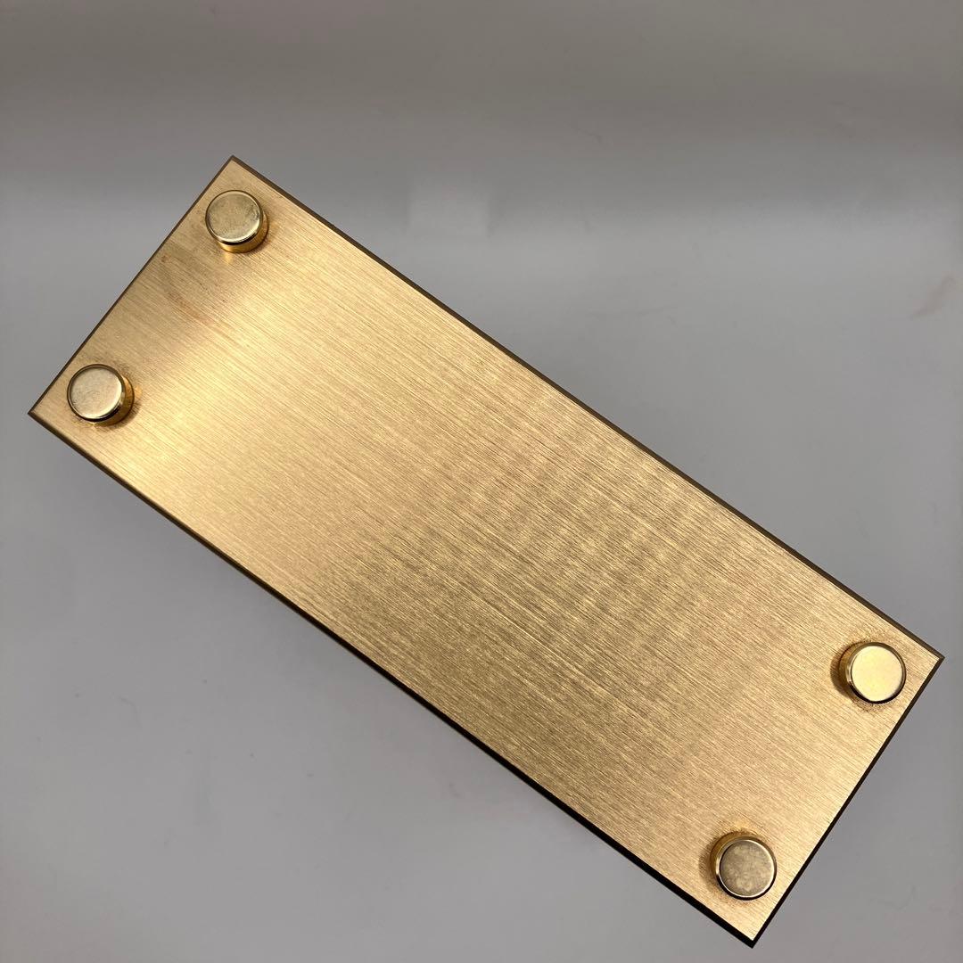 ☆美品☆ WAKO ワコー 置き時計 HW8090G 大理石ゴールド 可動品