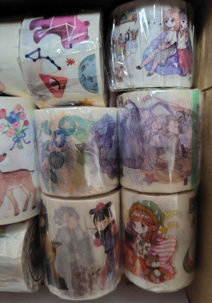 か*ん様 海外マステ まとめ売り16個　新品13・中古3個 人物 巻売り 和紙