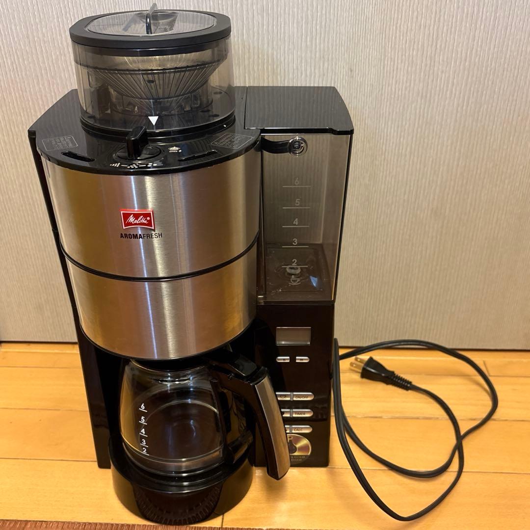 メリタ アロマフレッシュ コーヒーメーカー 6杯用 AFG622-1B 中古