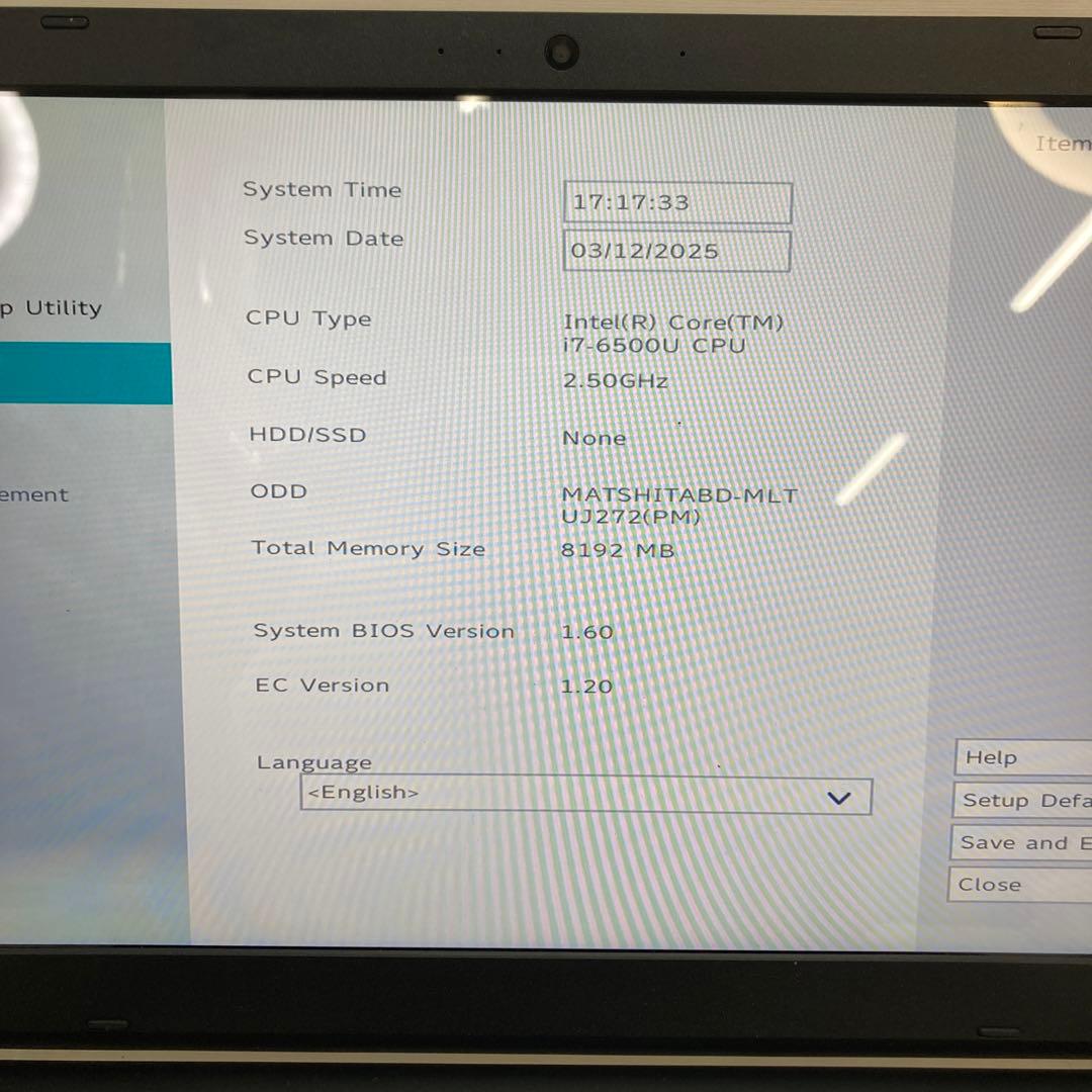 TOSHIBA Dynabook T75/VB ノートPC i7-6500U