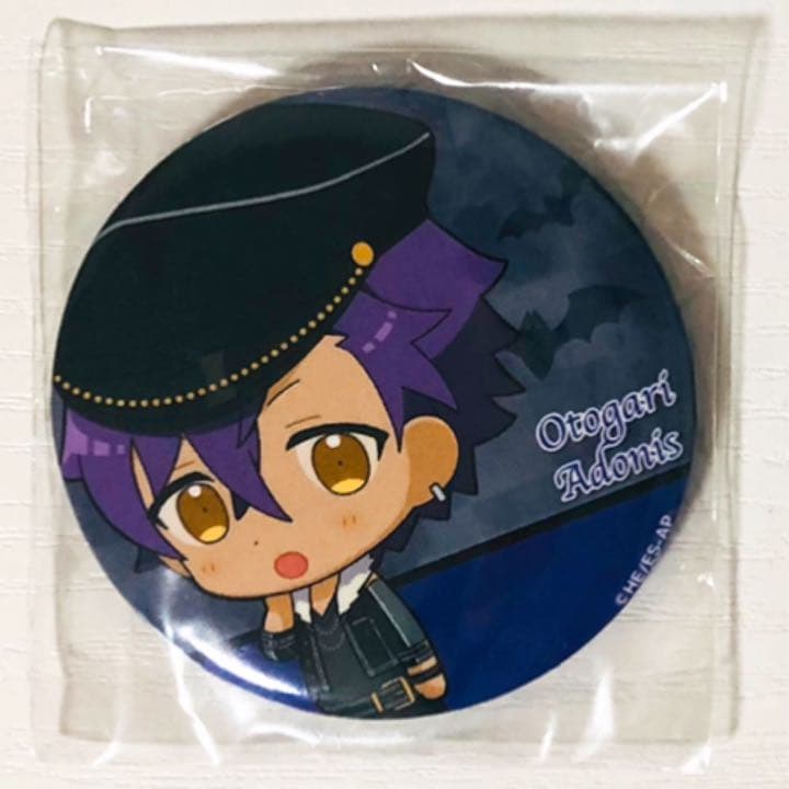 新品★あんスタ★UNDEAD【乙狩アドニス】カラオケの鉄人★缶バッジ