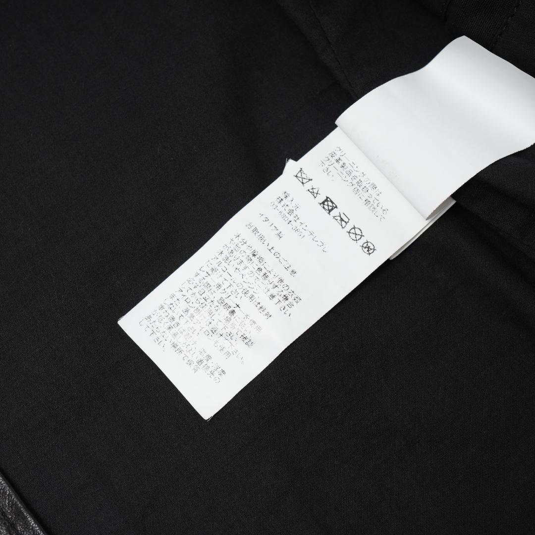 EMMETI エンメティCLINT 44 シングルライダースBLACK