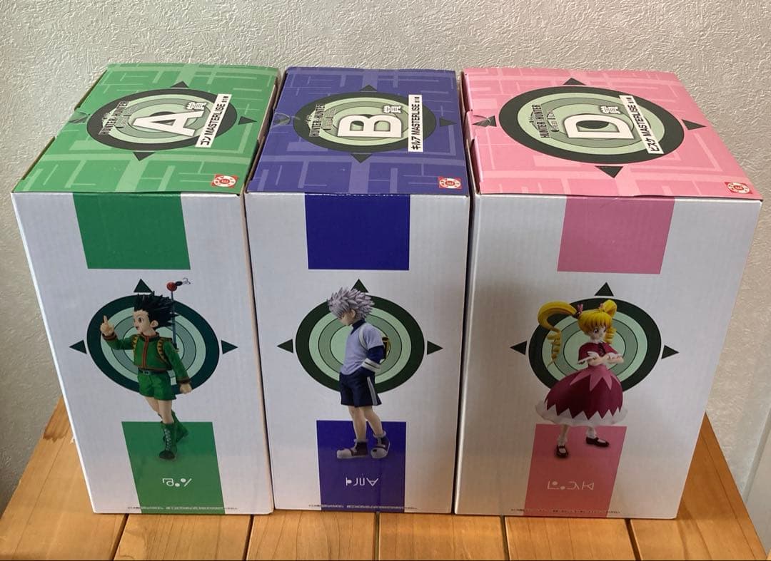 【本日限定】ハンターハンター　A賞ゴン B賞キルアD賞ビスケ3体& I賞4点