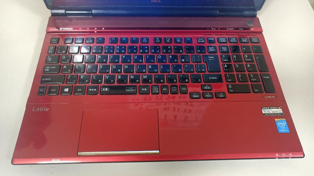 タッチ機能Blu-rayノートパソコンNEC Core i7 SSD256G