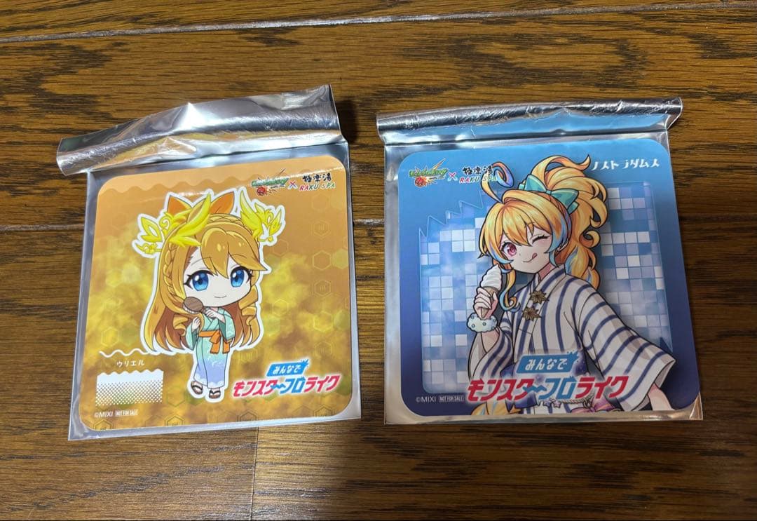 最終値下げ　極楽湯×モンスターストライク マフラータオル　コースターおまけ付き