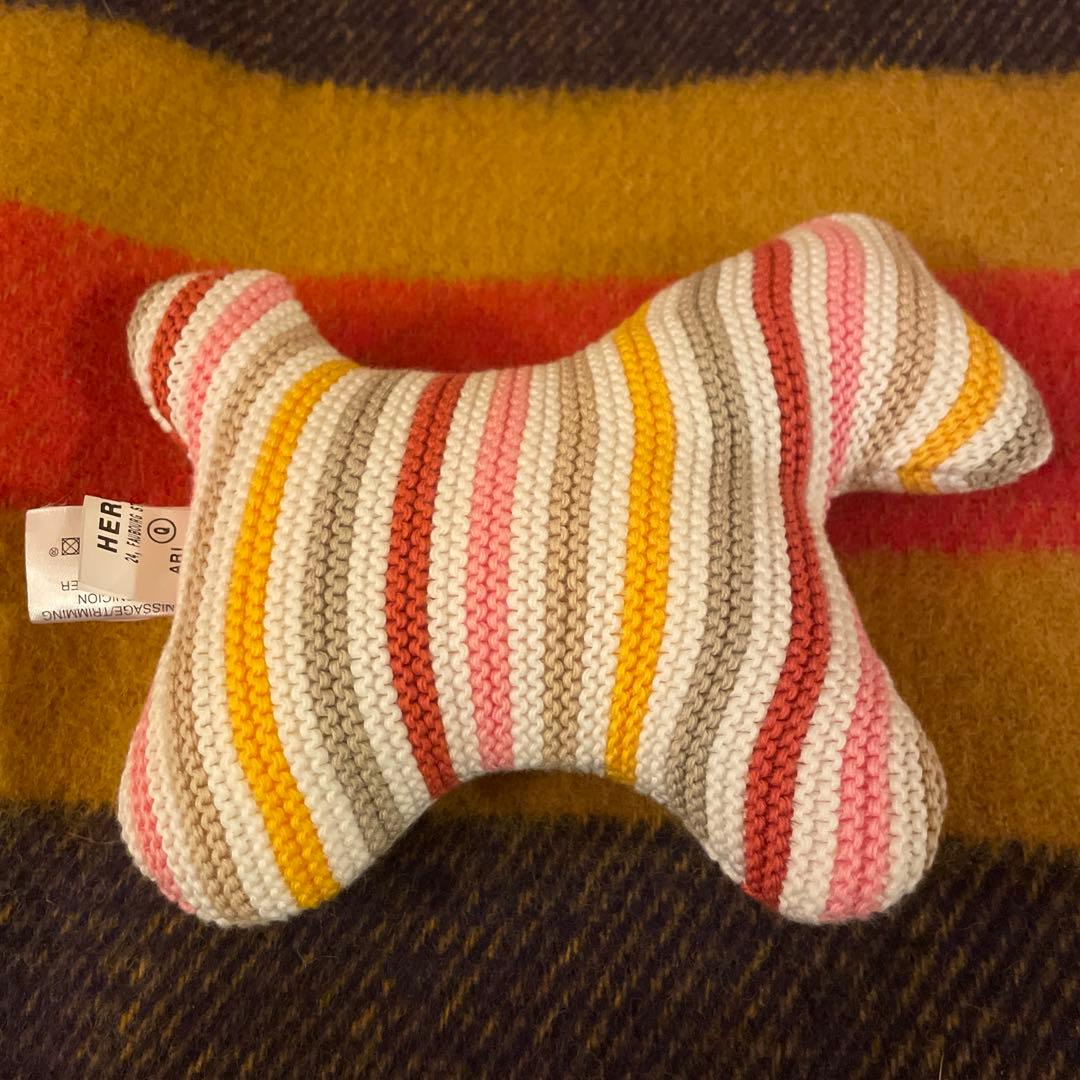 HERMES ストライプぬいぐるみ