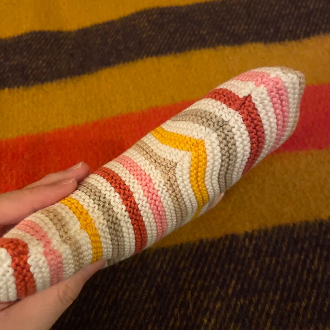 HERMES ストライプぬいぐるみ