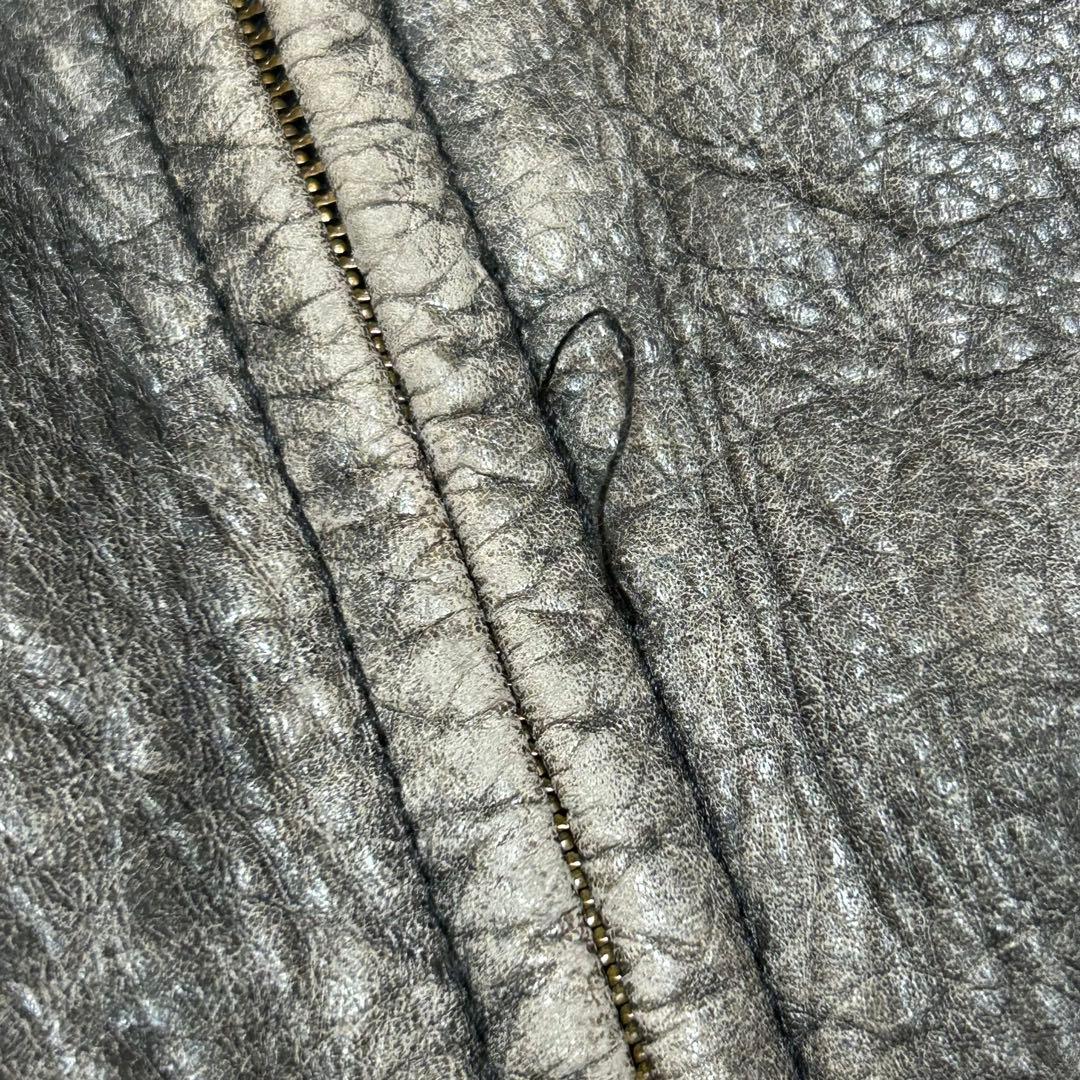 希少　Eddie Bauer レザージャケット　シングルライダース　雰囲気◎