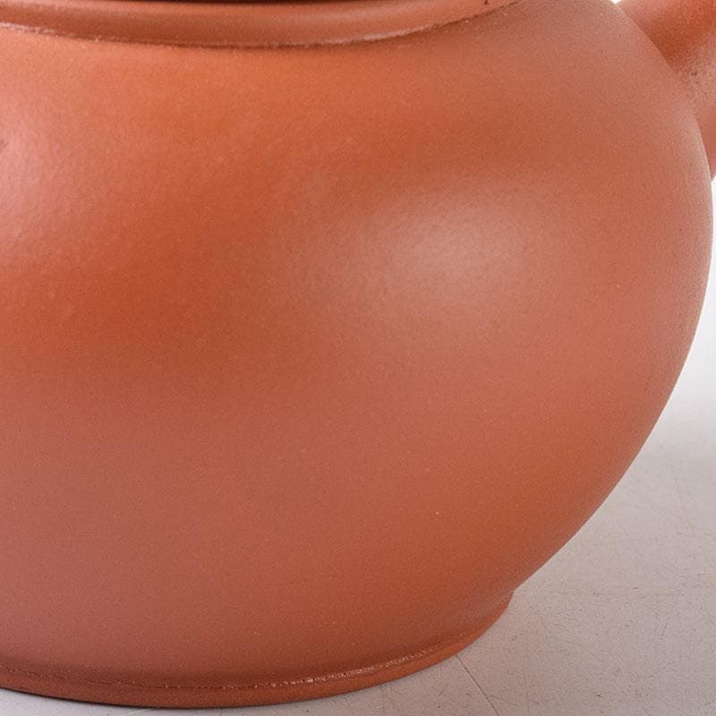 中国　中国宣興銘　紫砂　朱泥　急須　茶壷　V　R8233