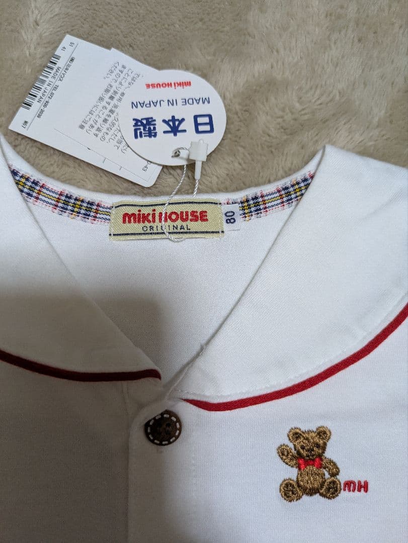 miki house 襟付きTシャツ 80サイズ