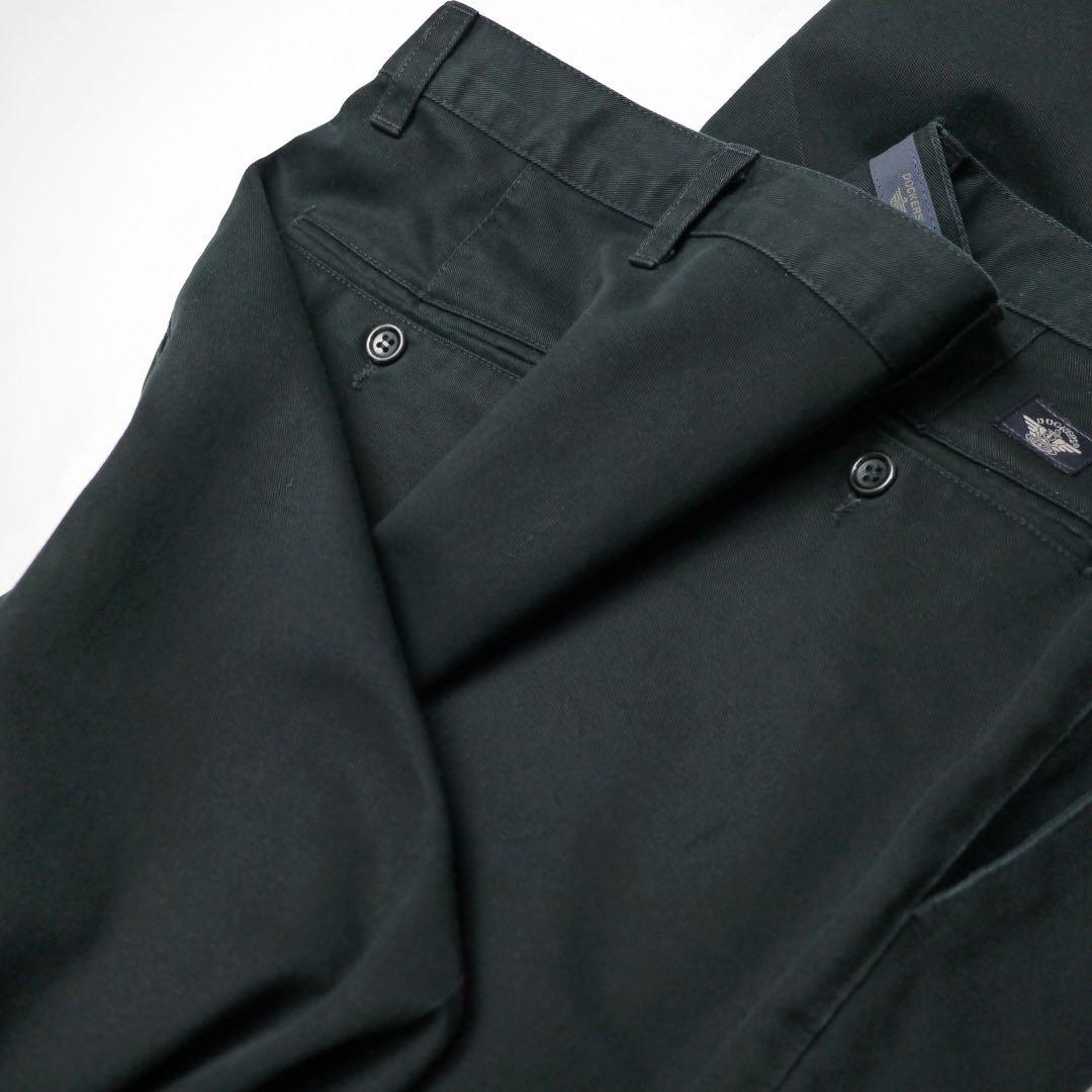 USA製ビンテージ リーバイス ドッカーズ ツータックパンツ チノパン黒ブラック