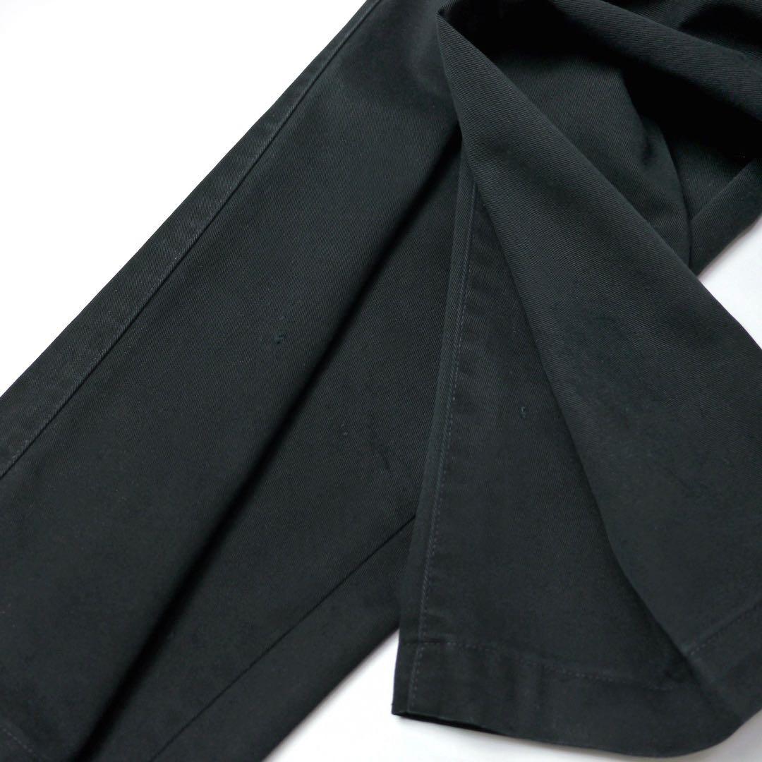 USA製ビンテージ リーバイス ドッカーズ ツータックパンツ チノパン黒ブラック