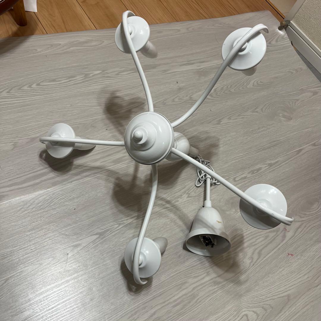 早い者勝ち❗️ 美品‼️Francfranc シャンデリア　白　フランフラン