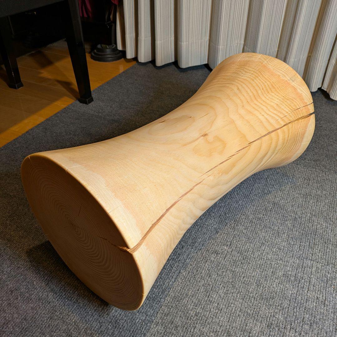 ヤムチャ　　　姫小松　天然木　丸太　椅子　スツール　テーブル　高さ約51㎝