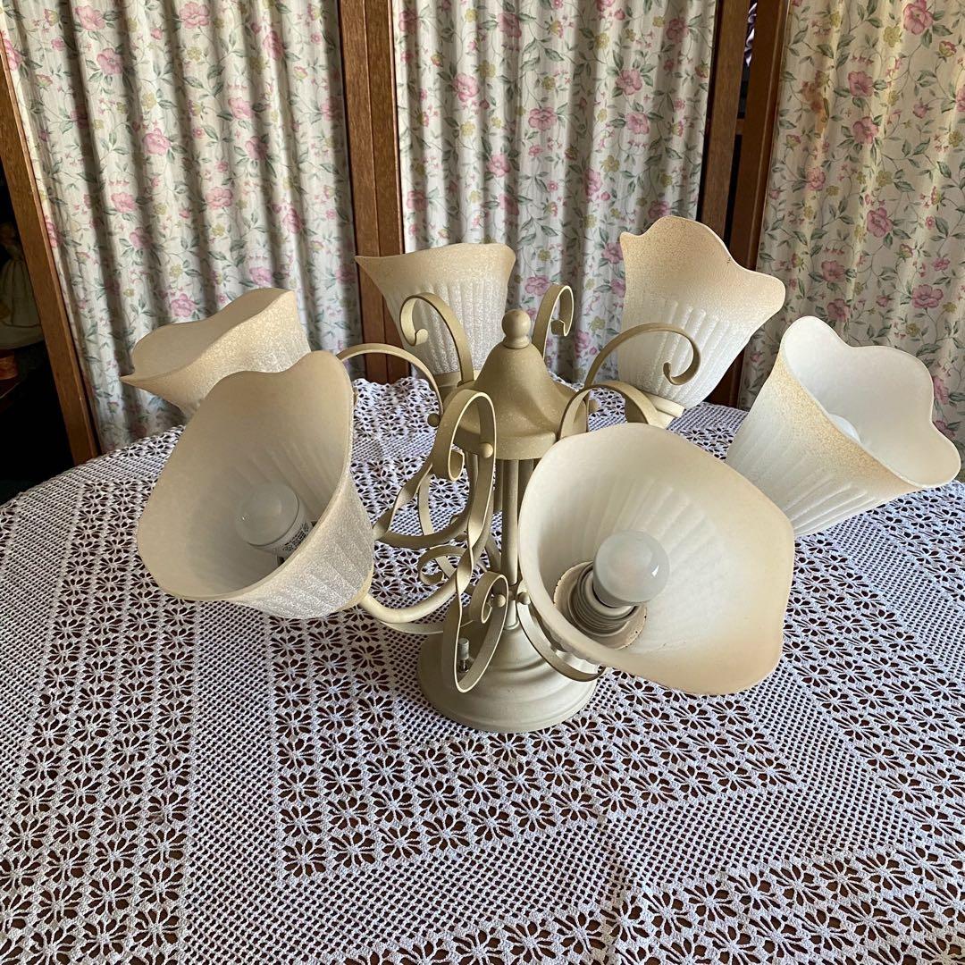 nyua＊シャンデリア 6灯 インテリア アンティーク ビンテージ