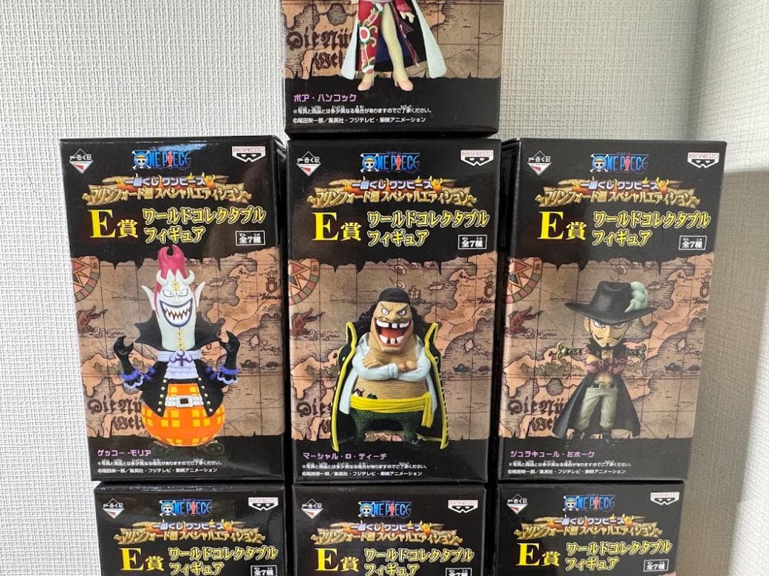 ワンピース　ワールドコレクタブルフィギュアー王下七武海ー　E賞7体セット