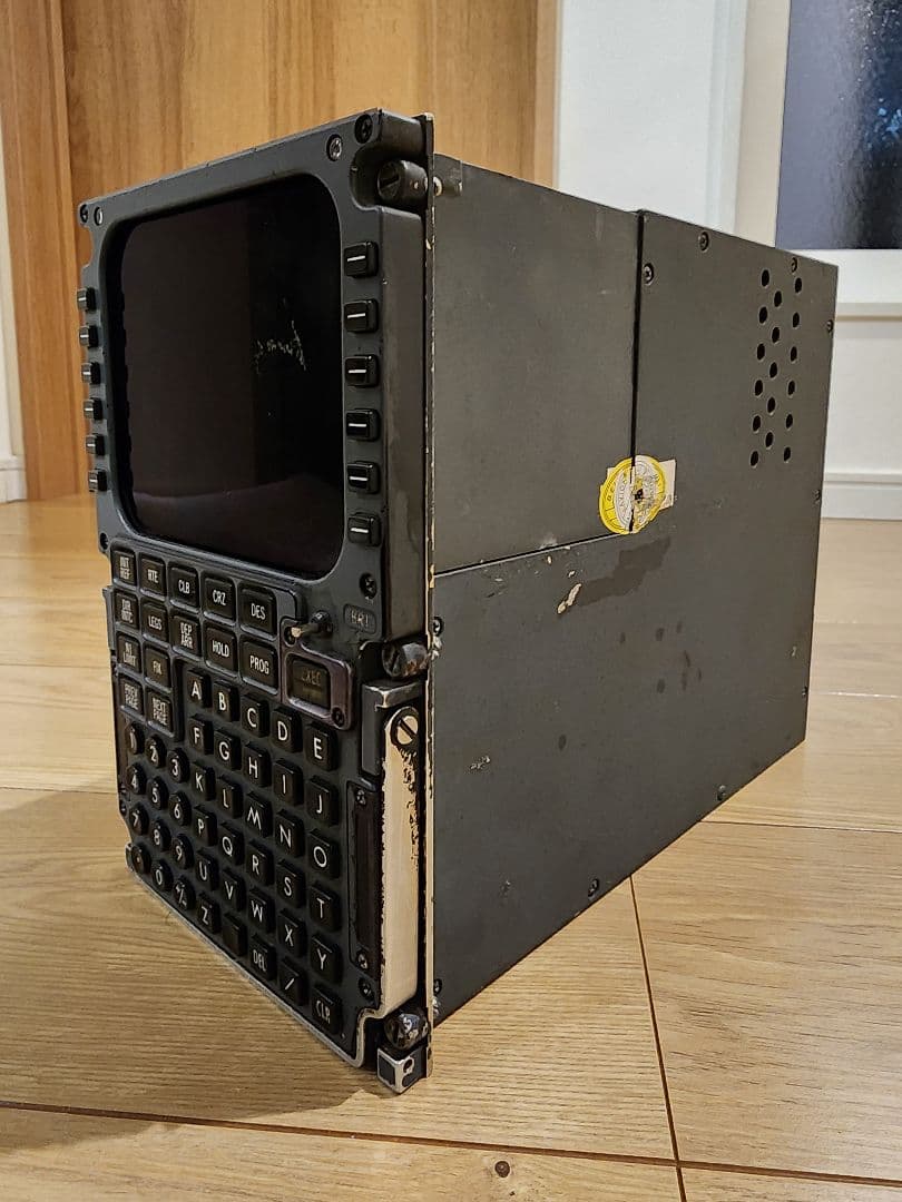 【希少 実物部品】ボーイング B737-300 MCDU 航空機コックピット部品
