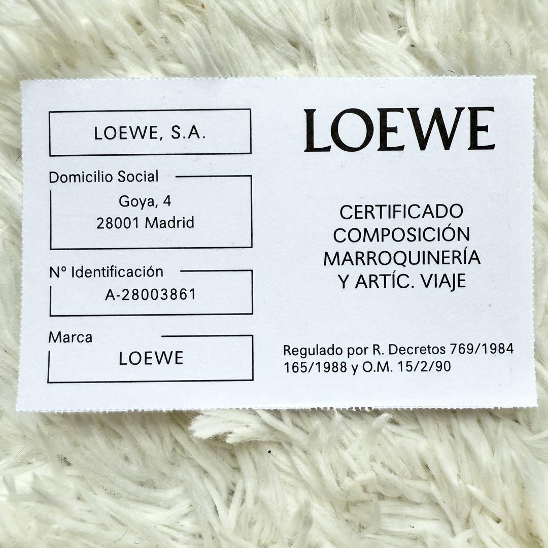 【未使用品】ロエベ メンズ キーケース ソフトグレインカーフ ６連 アナグラム