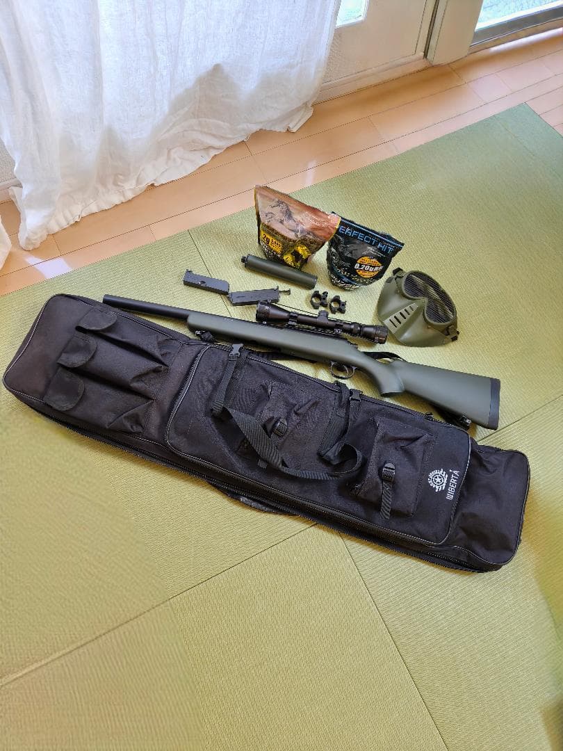 バッグなし)東京マルイサバゲ―スナイパーライフルBB弾WIBERTA