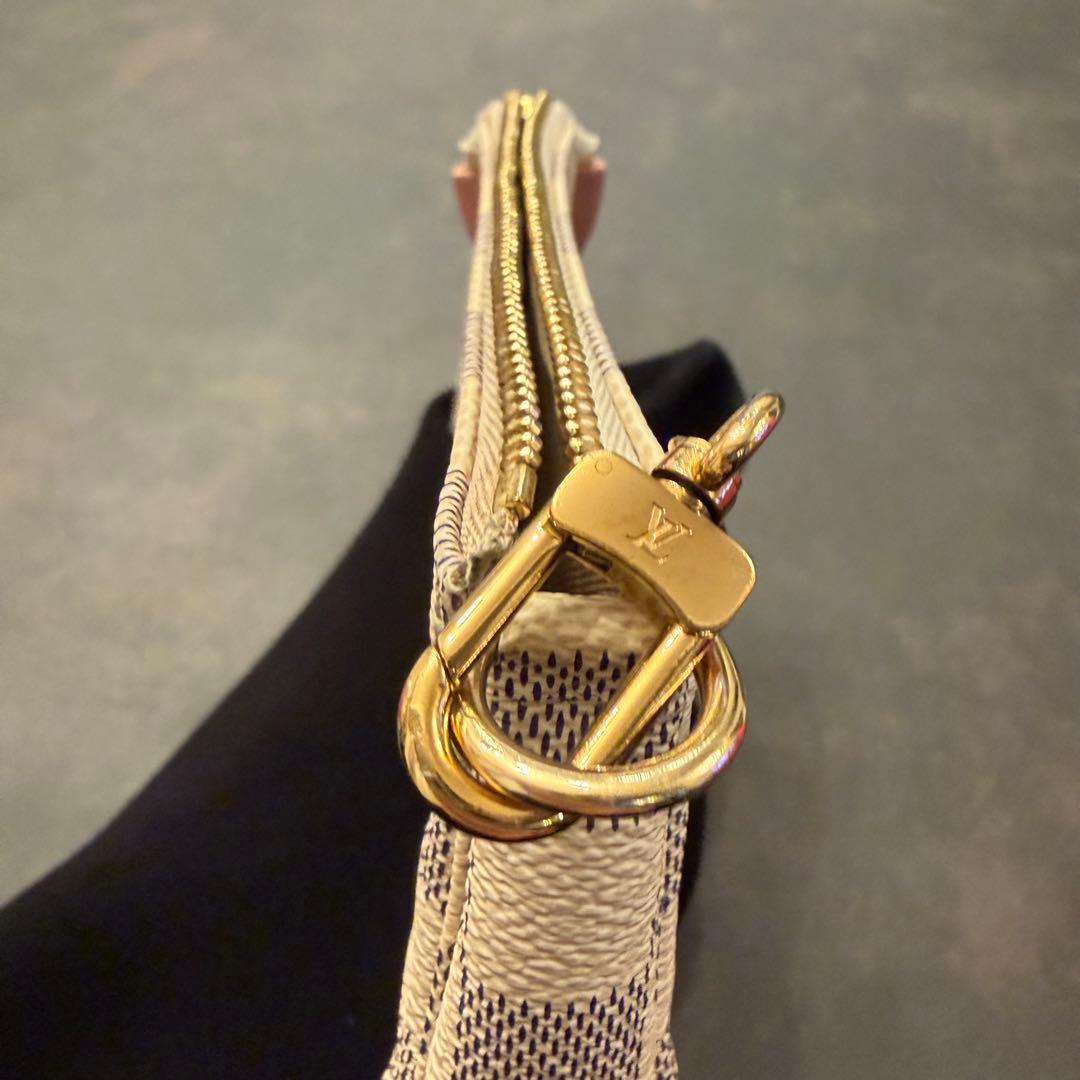 ルイ・ヴィトン ダミエ・アズール ミニ・ポシェット・アクセソワール