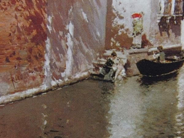 Martin Rico Y Ortega、希少な額装用画集より、新品額装付