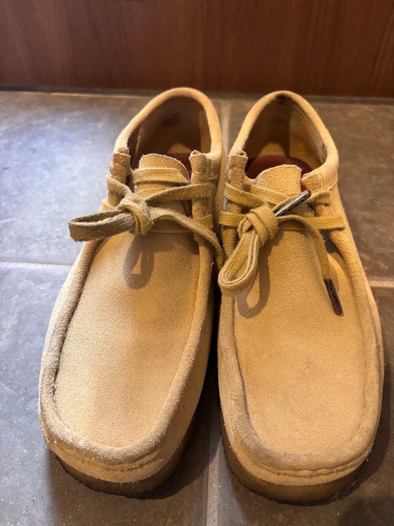 値下げ！CLARKS ORIGINALS ベージュ モカシン。年内発送！