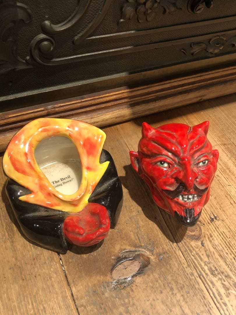 ビンテージ　デビル 悪魔　レッドデビル weirdo スカル　モンスター