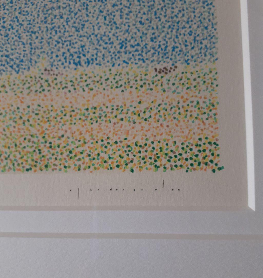 点描画 リトグラフ