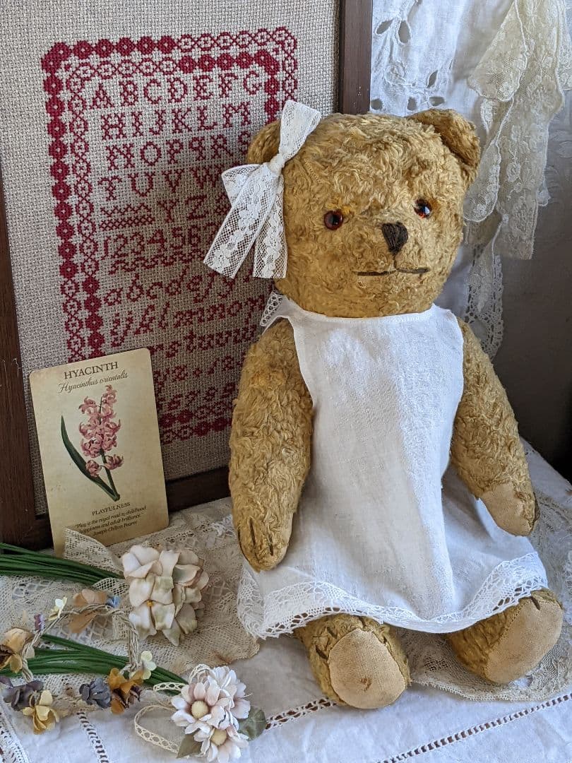 【p】アンティークベア　アンティークテディベア　イギリス