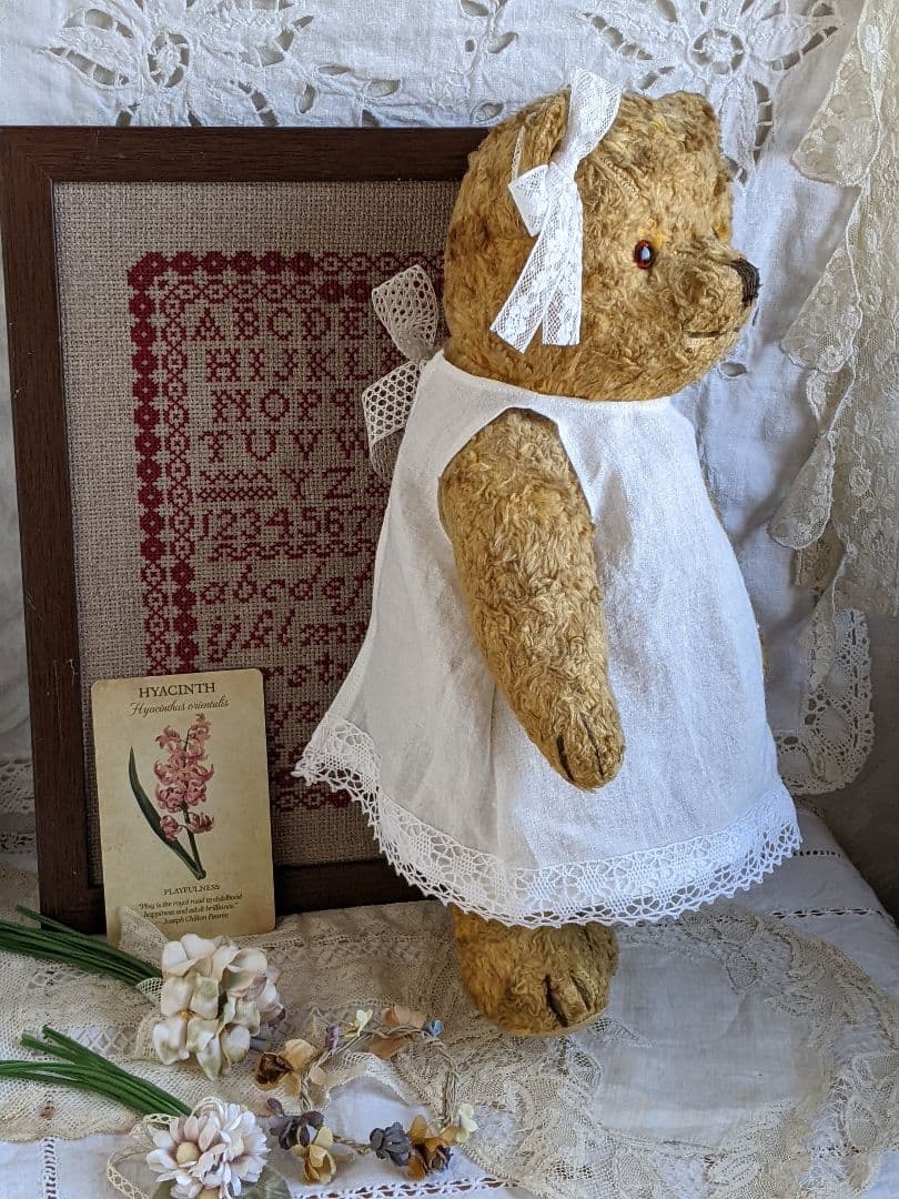 【p】アンティークベア　アンティークテディベア　イギリス