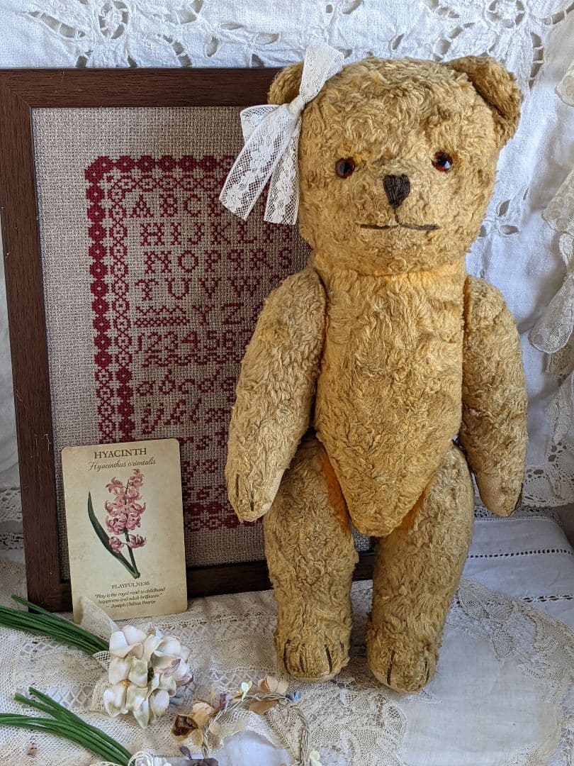 【p】アンティークベア　アンティークテディベア　イギリス