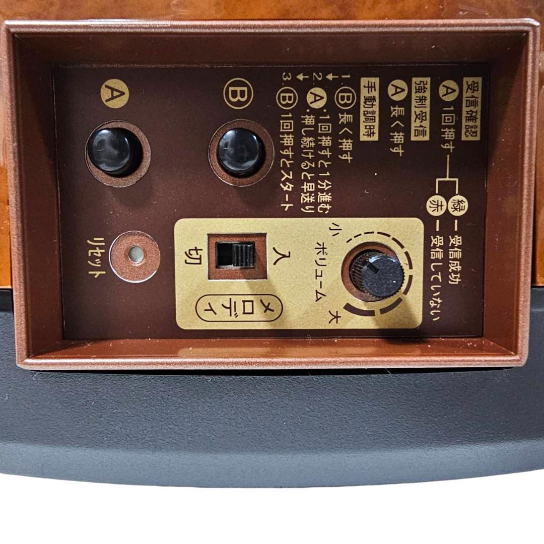 未使用級 SEIKO ウェーブシンフォニー RE559B 電波からくり掛時計