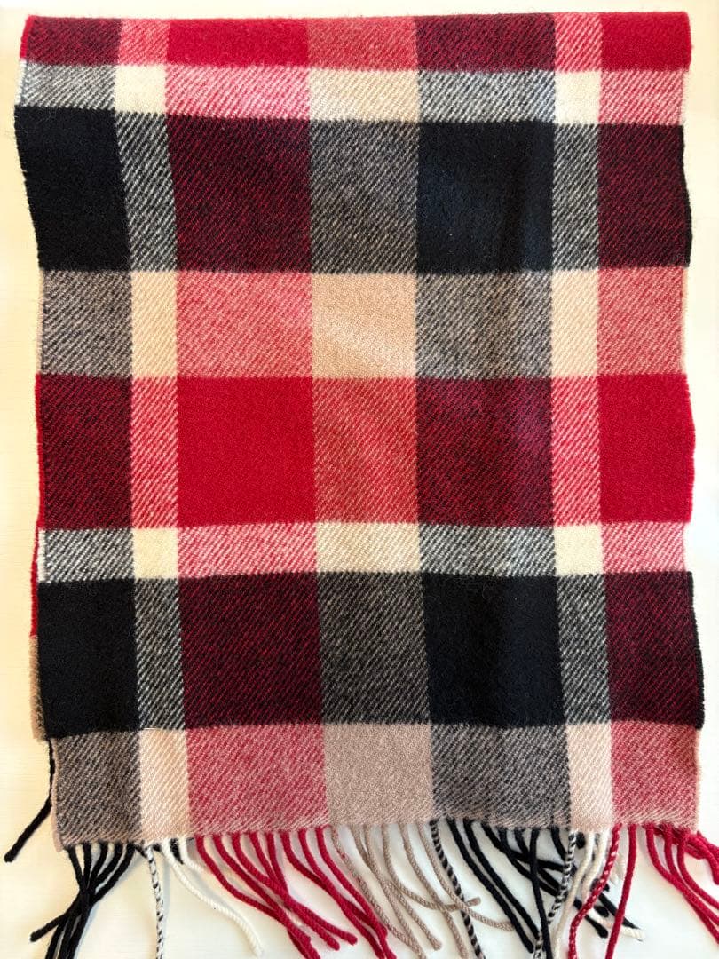 BLUE LABEL チェック柄マフラー