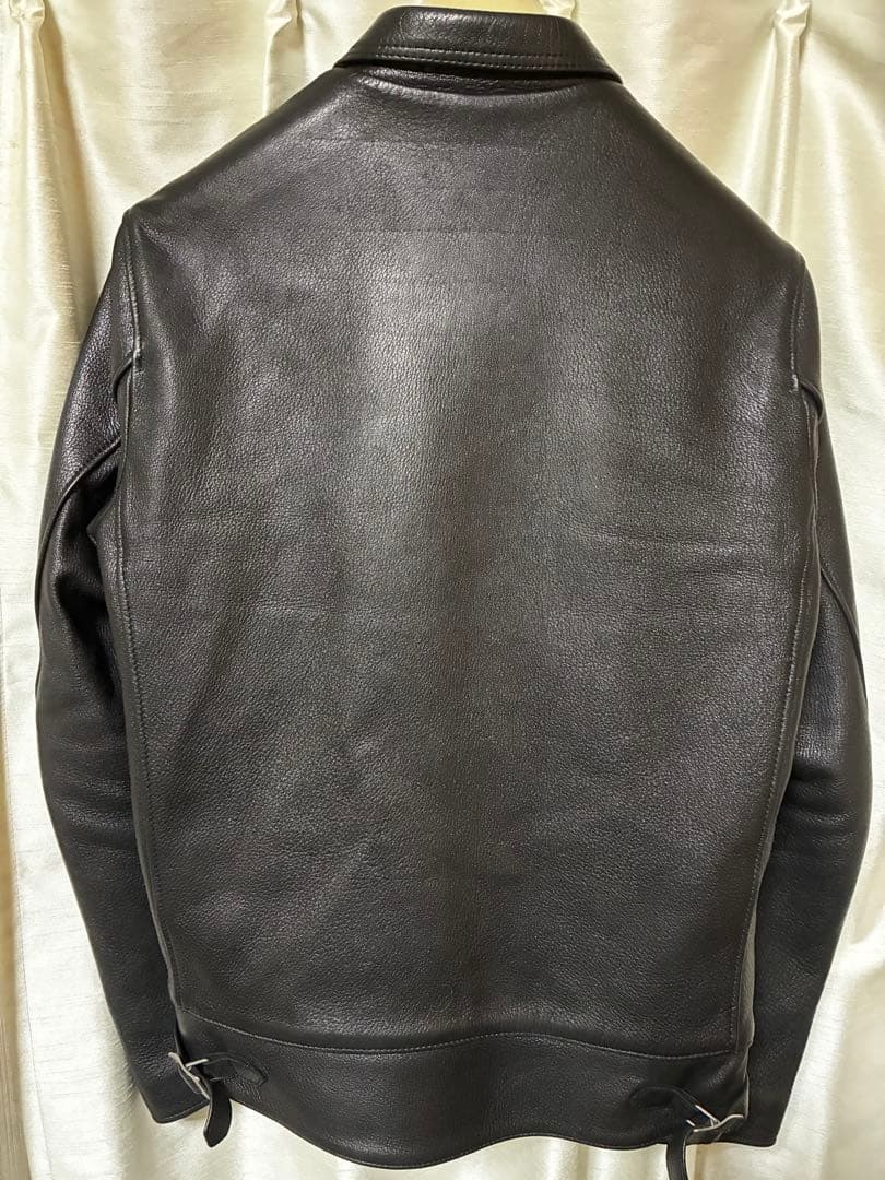 ADDICT CLOTHES ディアスキン シングルライダース　38