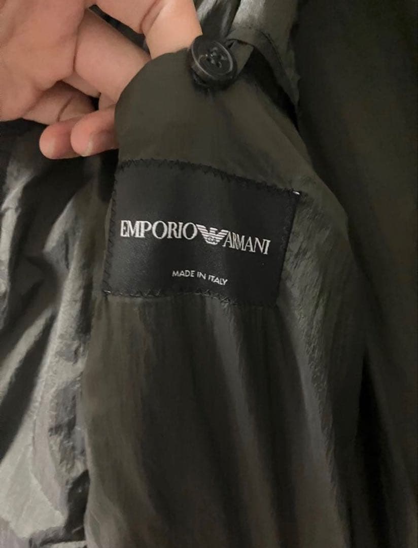 emporio armani モヘアシャギーブルゾン