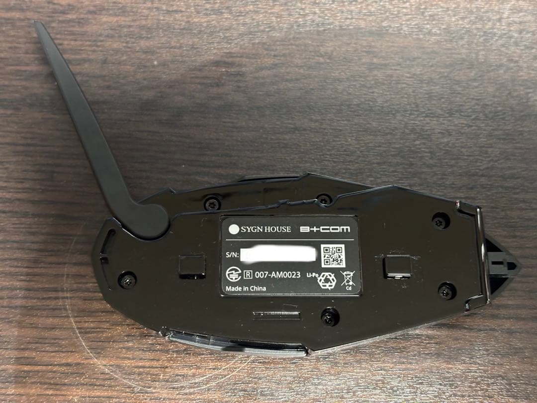 【新品未使用】サインハウス B+COM SB6XR 本体と取付マニュアル