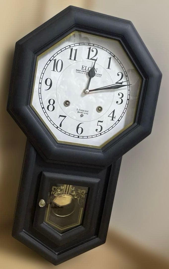 【超希少‼︎】エルジンELGIN 電波掛け時計　メロディ　からくり時計　振り子時計