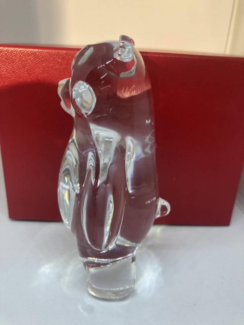 美品 Baccarat バカラ くまモン フィギュア クリスタル 置物
