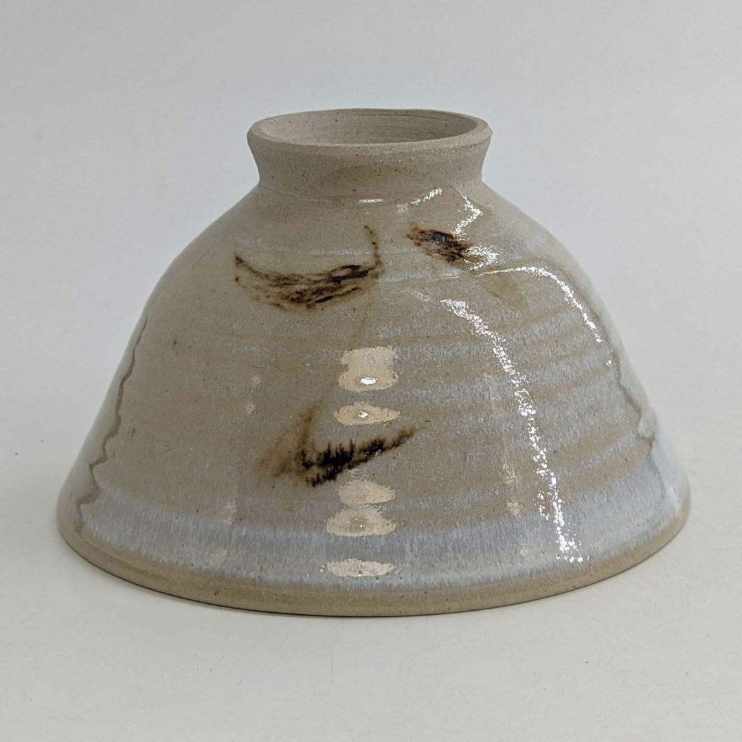 岡山県重要無形文化財 難波仁斎 草花茶碗 共箱合布 抹茶碗 抹茶茶碗 茶道具