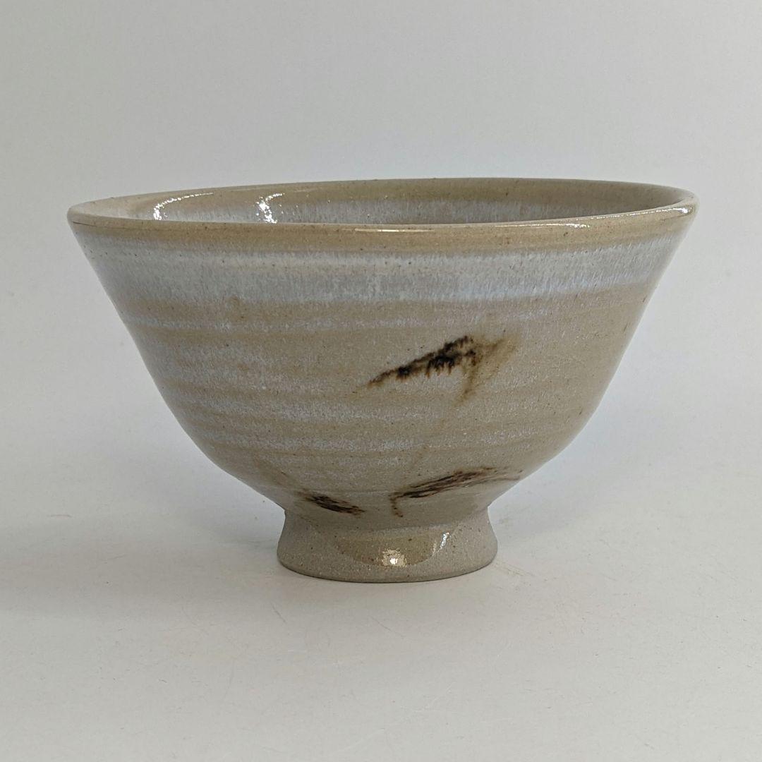 岡山県重要無形文化財 難波仁斎 草花茶碗 共箱合布 抹茶碗 抹茶茶碗 茶道具