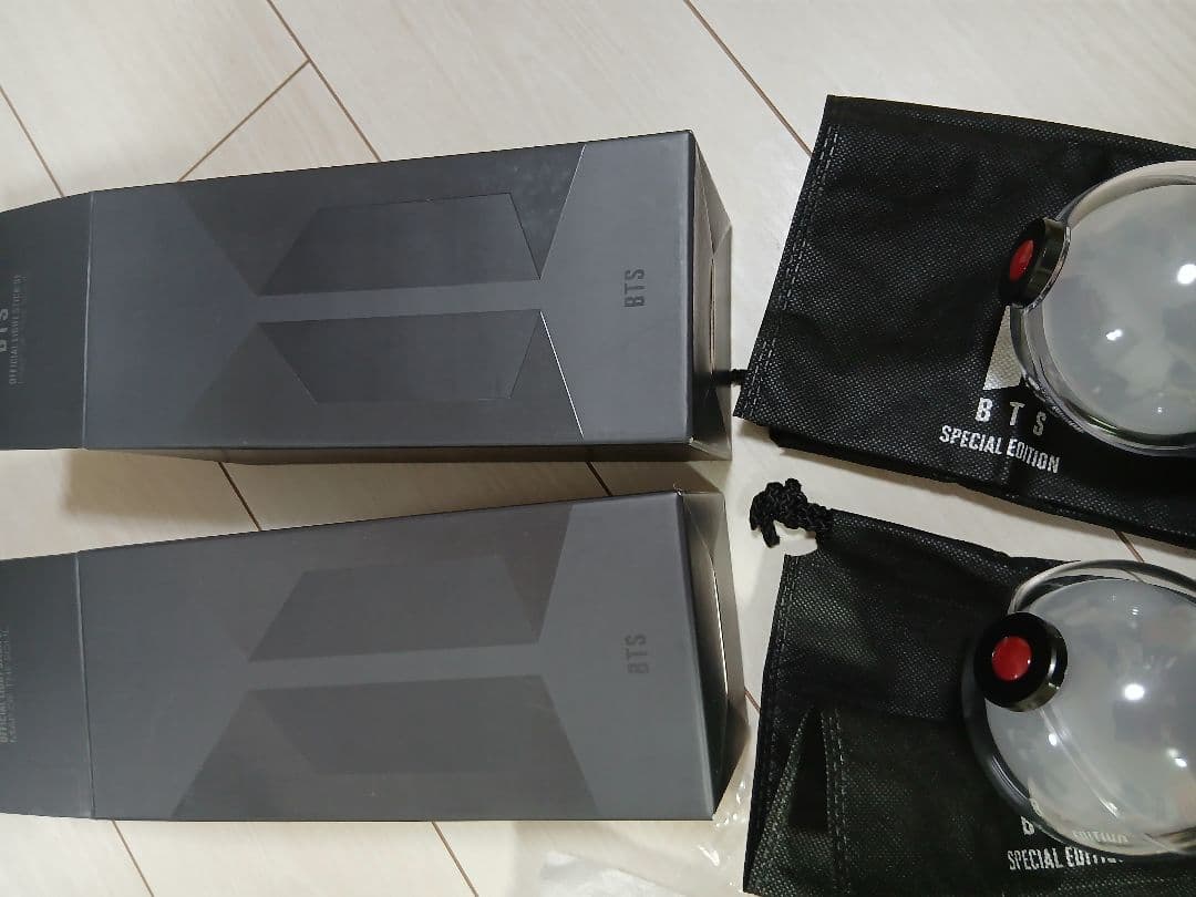 BTS オフィシャルライトスティック　SE（Ver.4）2本セット　写真のみです