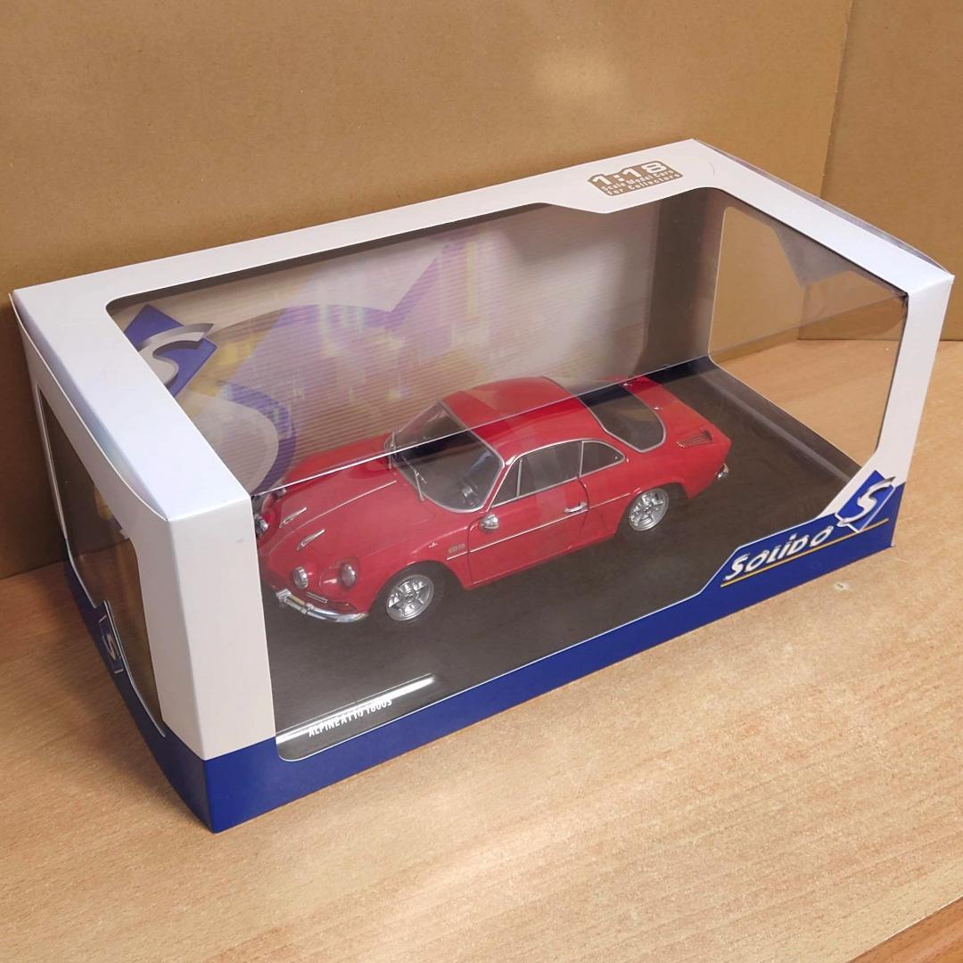1/18 アルピーヌ A110 1600S 1969 レッド ソリド製ミニカー