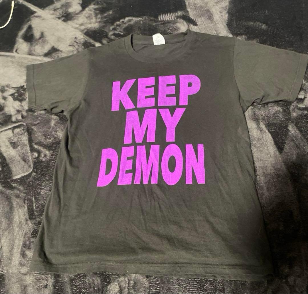 YK　moneysex888 Tシャツ 黒 紫 S