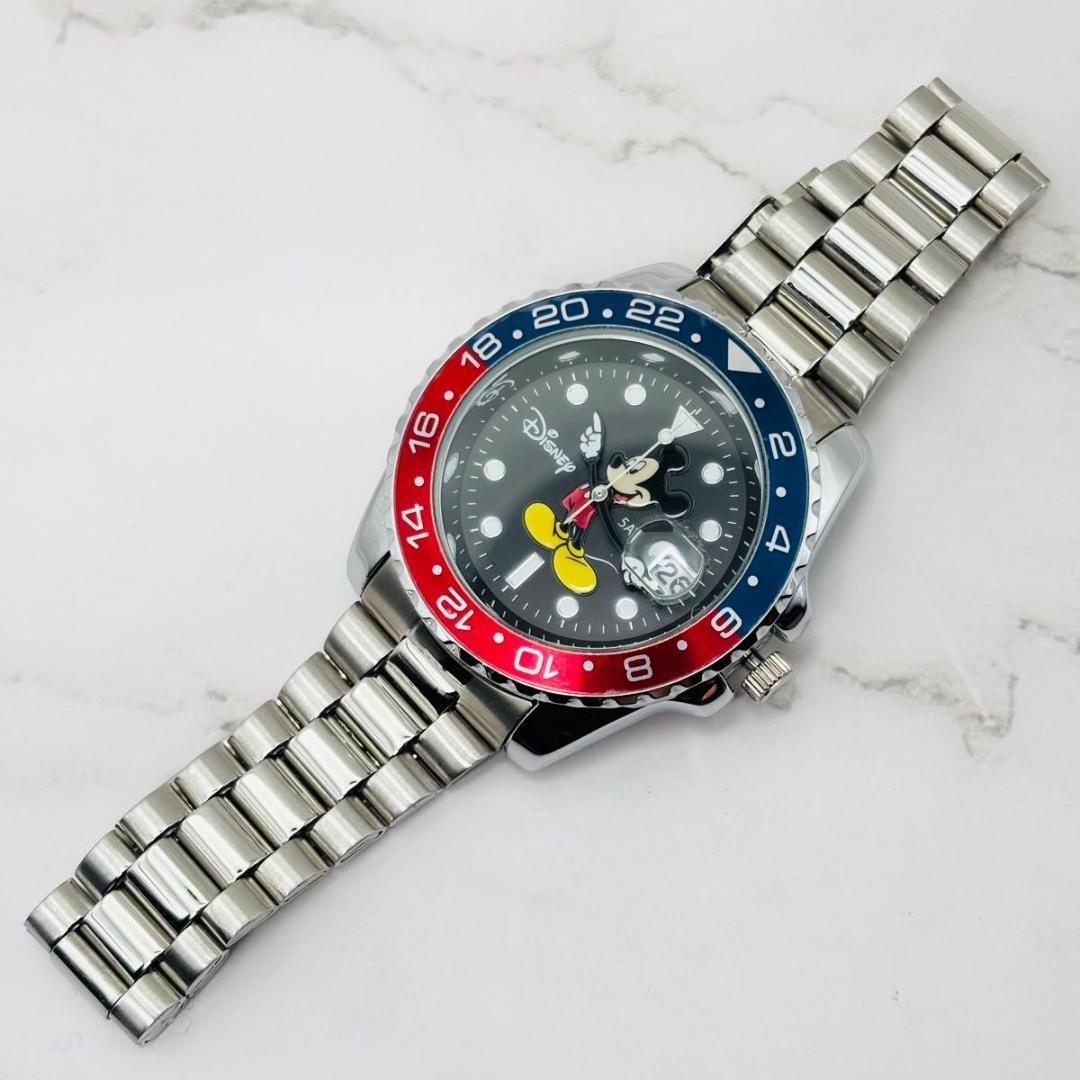 aiko愛用 アナザーヘブン ミッキーGMT 腕時計 ペプシカラー メンズ