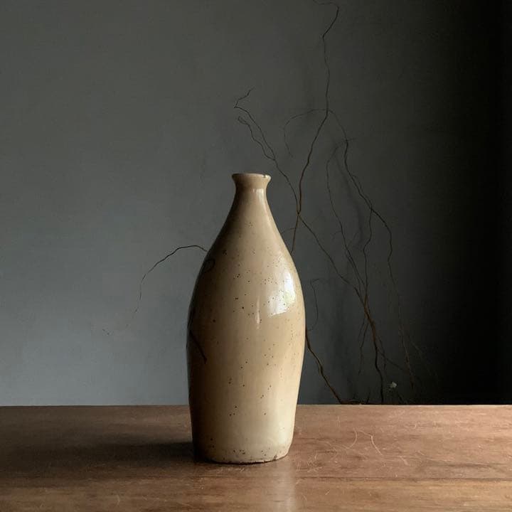 白丹波 徳利 古美術 酒器 花入 丹波焼 古道具 アンティーク