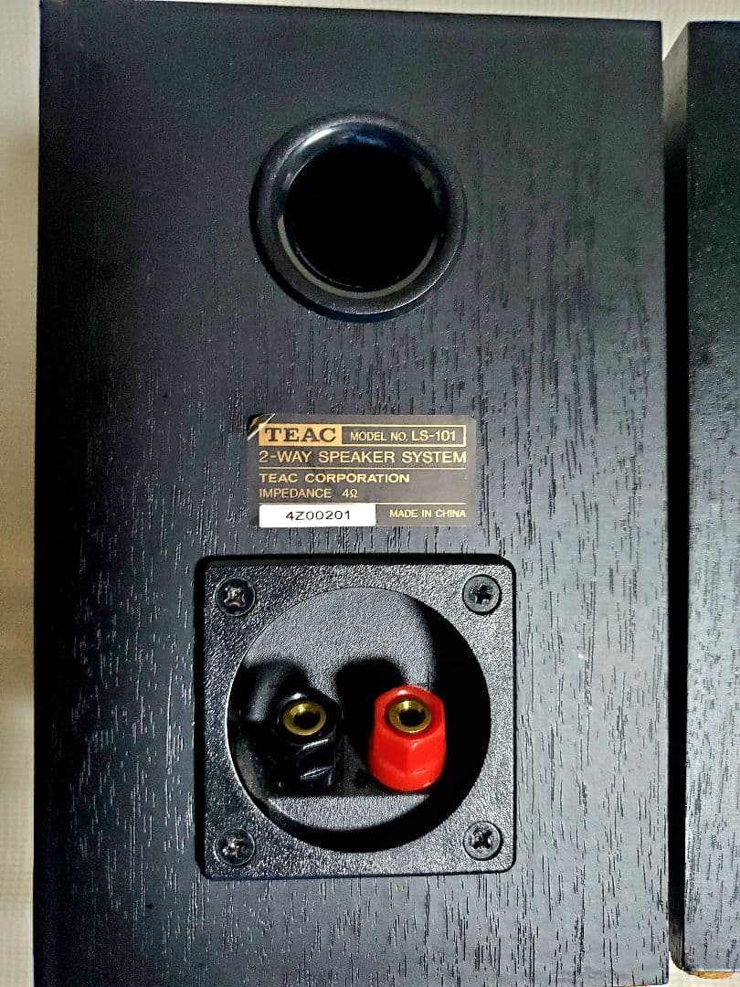 良品 元箱あり TEAC LS-101 ブラック ブックシェルフ スピーカー